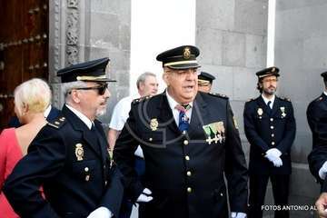 La Policía Nacional celebra en Telde la festividad de los Santos Ángeles Custodios (Foto TA)